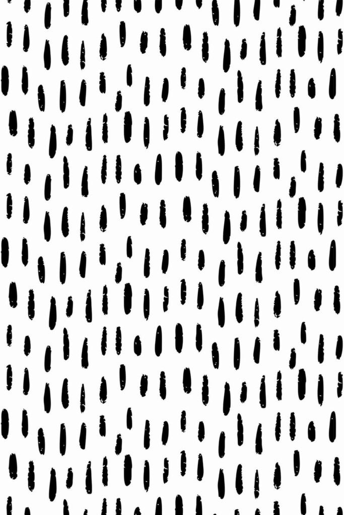 Pattern repeat of Brush stroke small lines removable wallpaper design