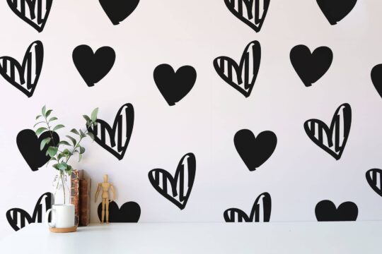 brushstroke removable wallpaper