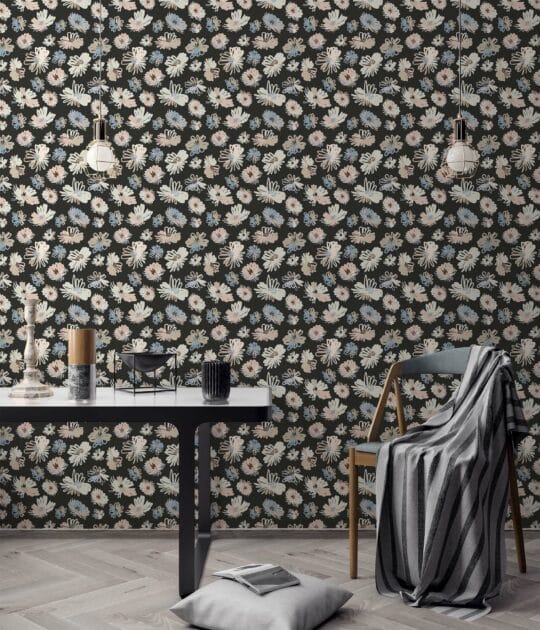 brushstroke removable wallpaper