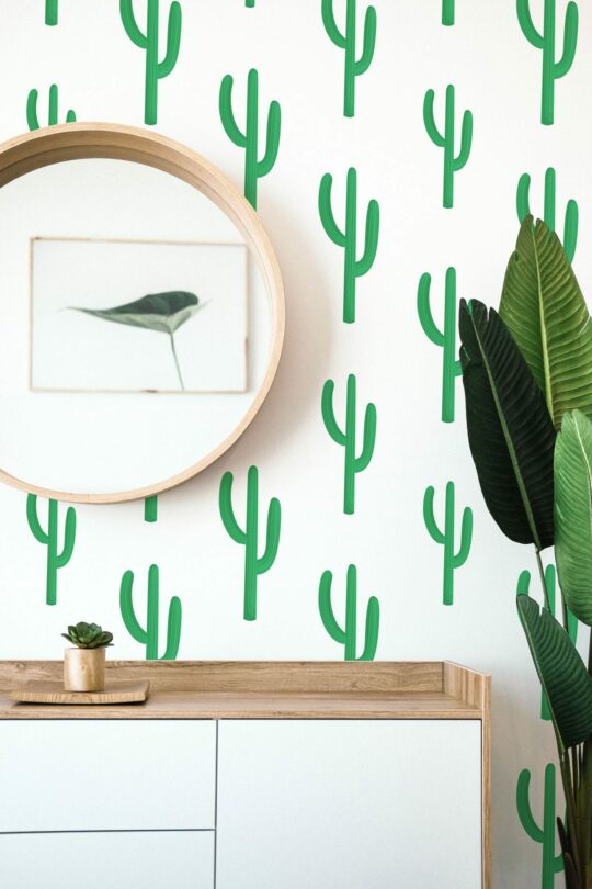 Saguaro cactus wallpaper for walls