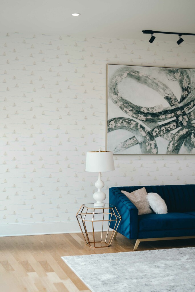 Fancy Walls Calming Ship removable wallpaper