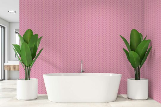 Barbie theme expressed in pink peel and stick wallpaper