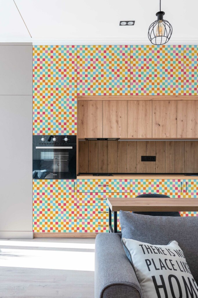 Fancy Walls peel and stick wallpaper for kitchen cabinets