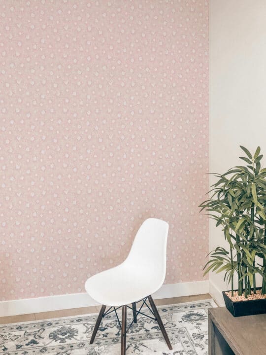 Pastel chrysanthemum stick on wallpaper