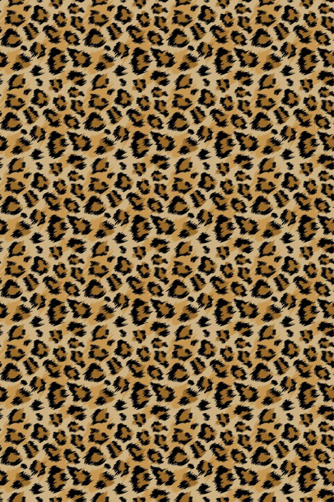 Fancy Walls Classic Leopard Brown unpasted wallpaper