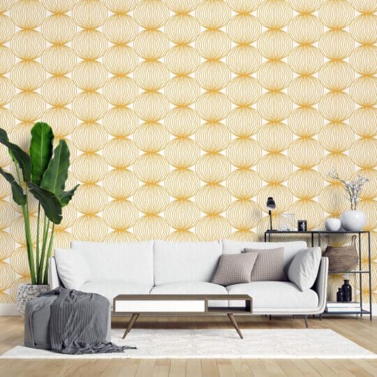 Retro abstract wallpaper for walls