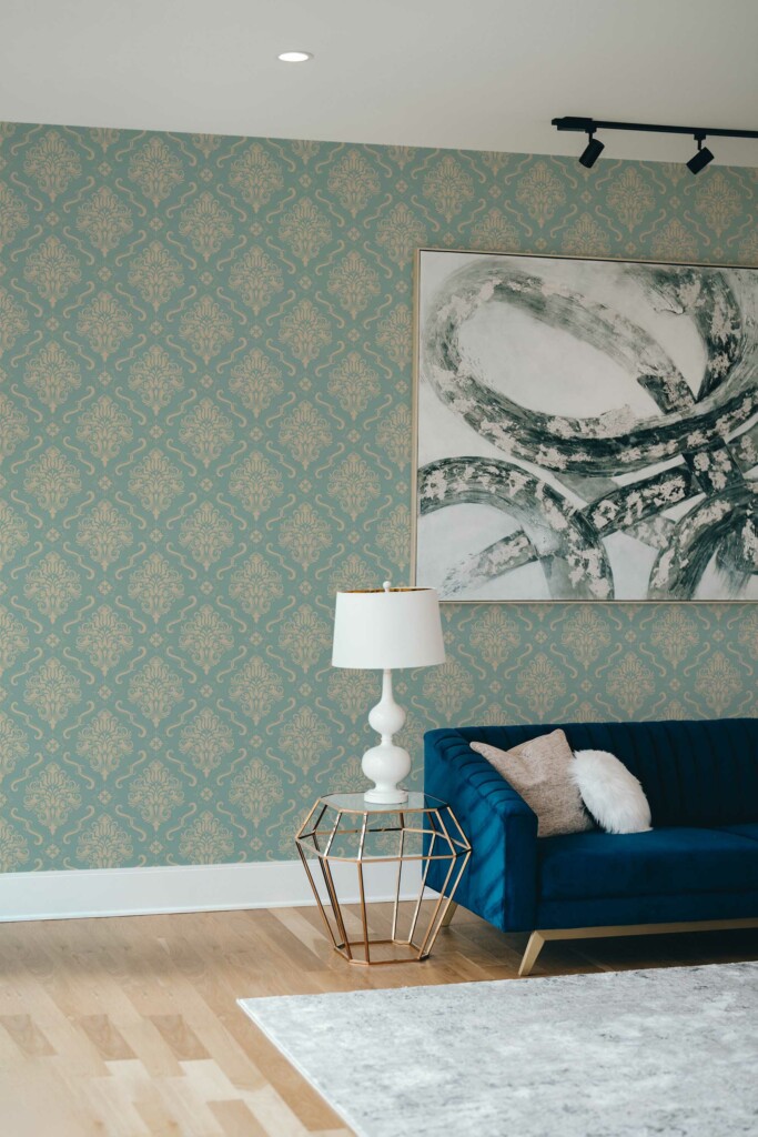 Fancy Walls Classy Damask removable wallpaper