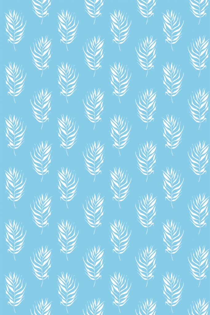 Fancy Walls Coastal Palm Leaf unpasted wallpaper