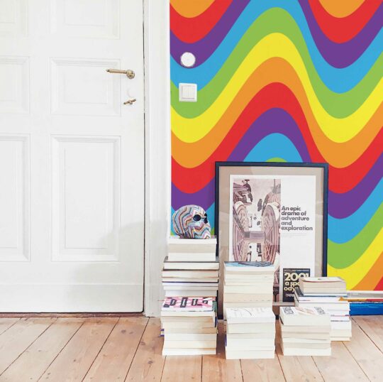 colorful accent wall peel and stick removable wallpaper
