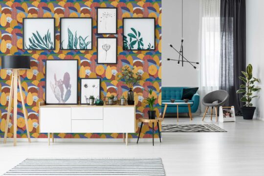 Vibrant Forest Fall removable wallpaper by Fancy Walls