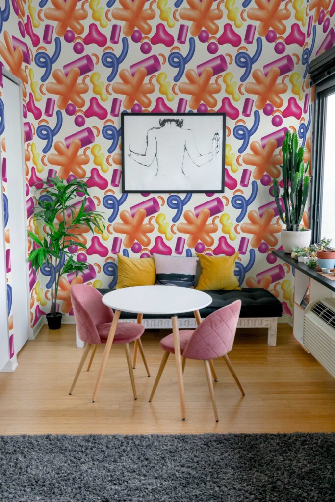 Fancy Walls colorful geometric traditional wallpaper for walls