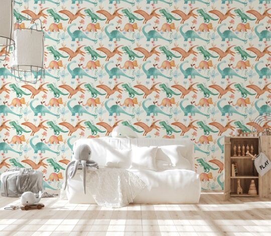 Dino Spectrum non-pasted wallpaper for walls by Fancy Walls