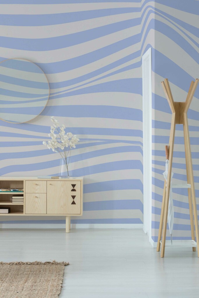Fancy Walls removable wall mural with elegant pastel grooves
