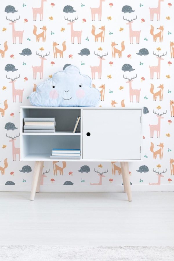 Forest animal wallpaper for walls