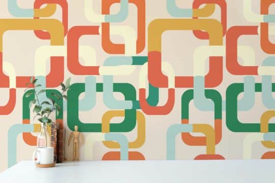 colorful stick and peel wallpaper
