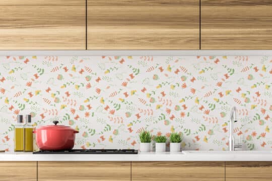 colorful small flower removable wallpaper