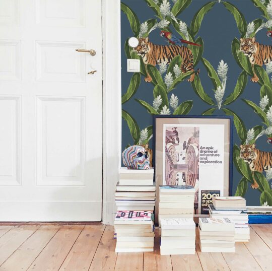 Jungle Prowl peel and stick wallpaper by Fancy Walls