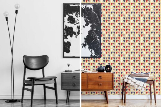 Abstract Spectacle of Independence unpasted wallpaper by Fancy Walls