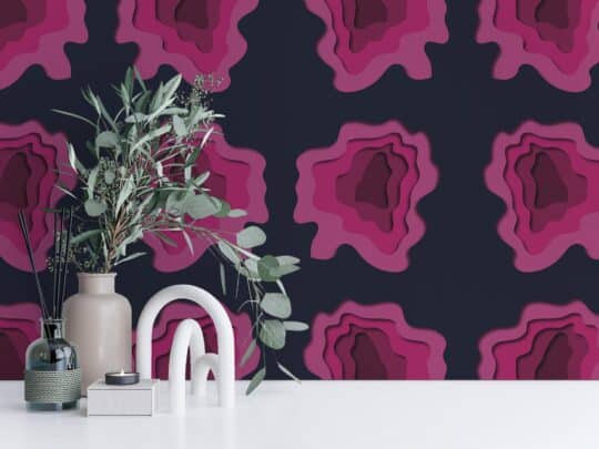 contemporary shape non-pasted wallpaper