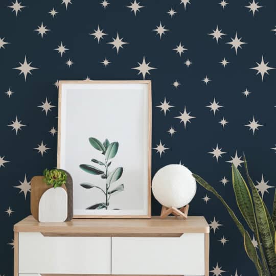 Navy blue wallpaper - Peel and Stick or Non-Pasted