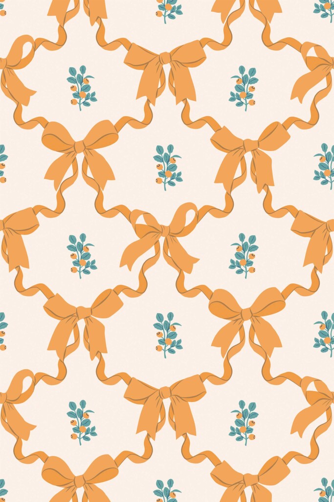 Fancy Walls wallpaper for walls with beige floral charm