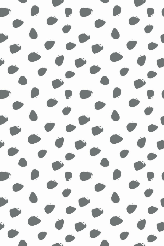 Pattern repeat of Dalmatian spot removable wallpaper design