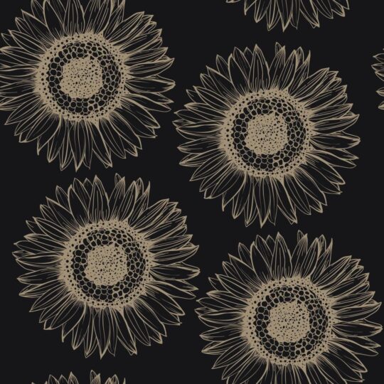 dark sunflower non-pasted wallpaper