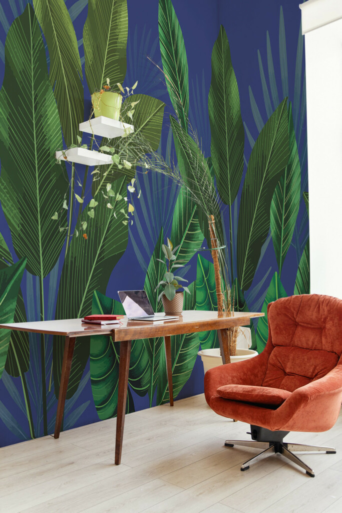 Wall mural peel and stick by Fancy Walls featuring tropical elements