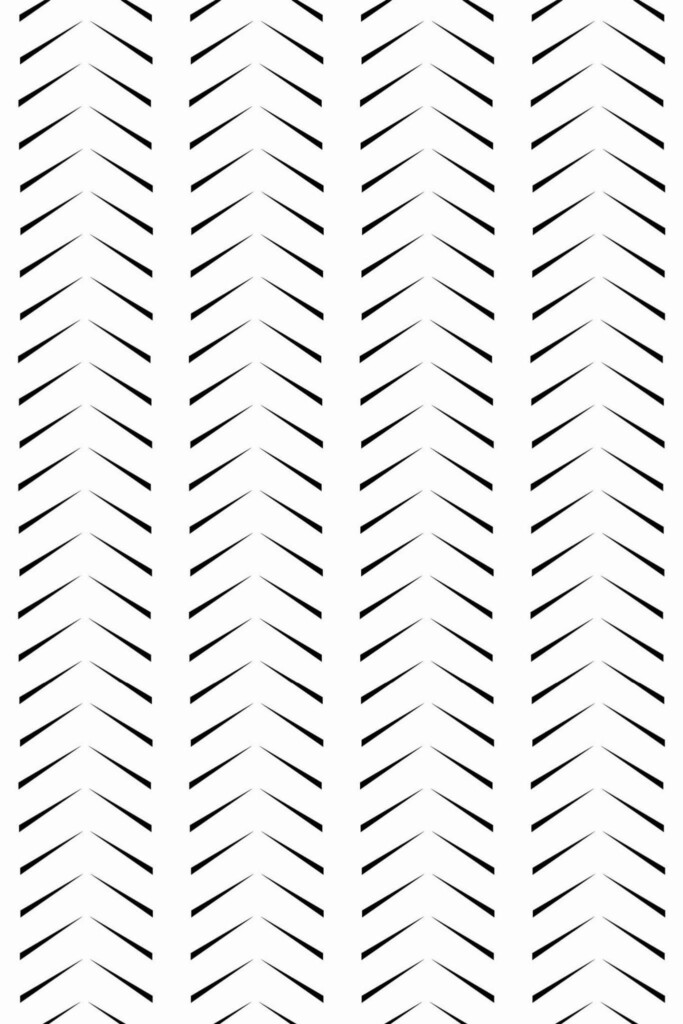 Pattern repeat of Delicate herringbone removable wallpaper design