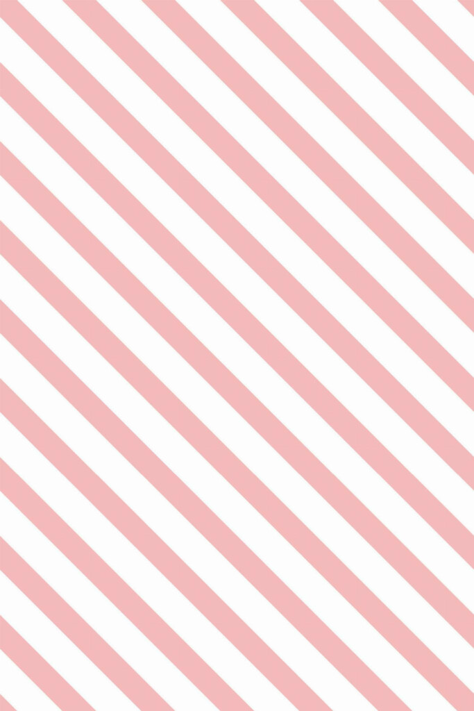 Pattern repeat of Diagonal striped removable wallpaper design