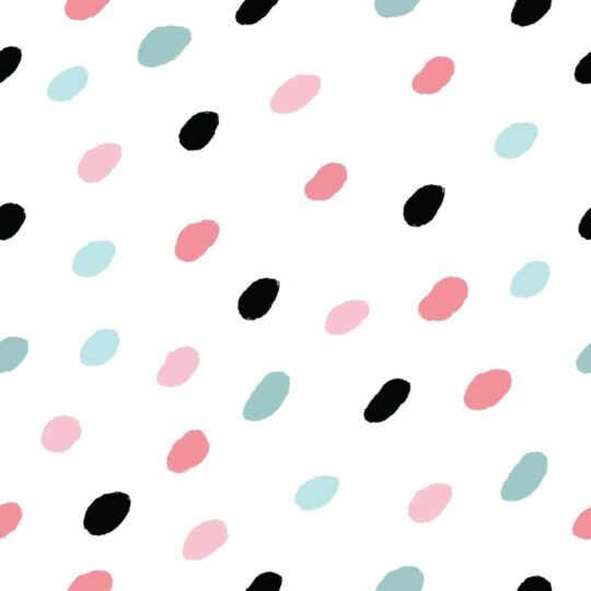Multicolor dotted removable wallpaper