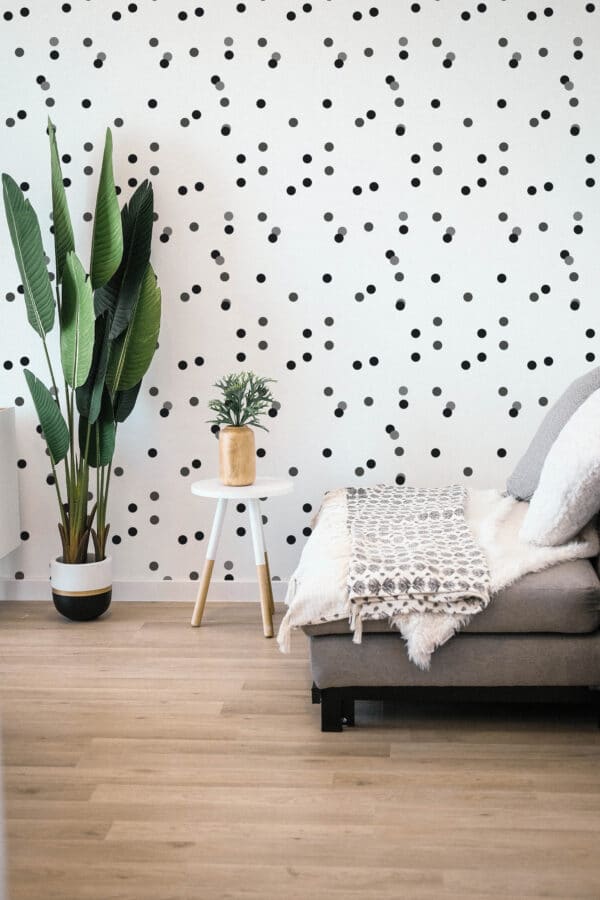 gray and black contemporary unpasted wallpaper