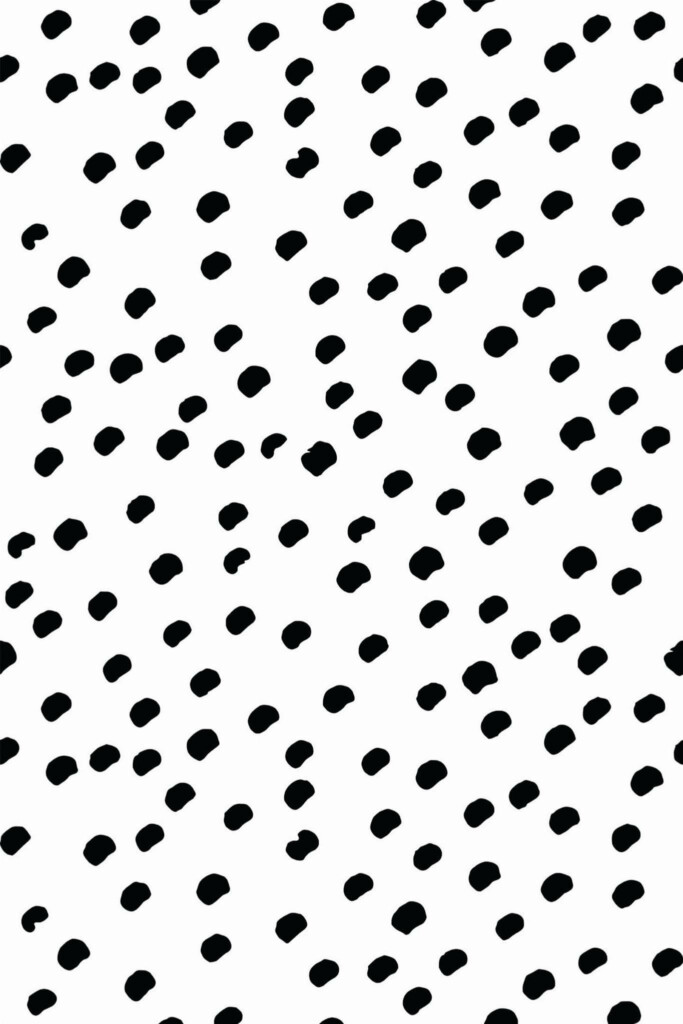 Pattern repeat of Dotted removable wallpaper design