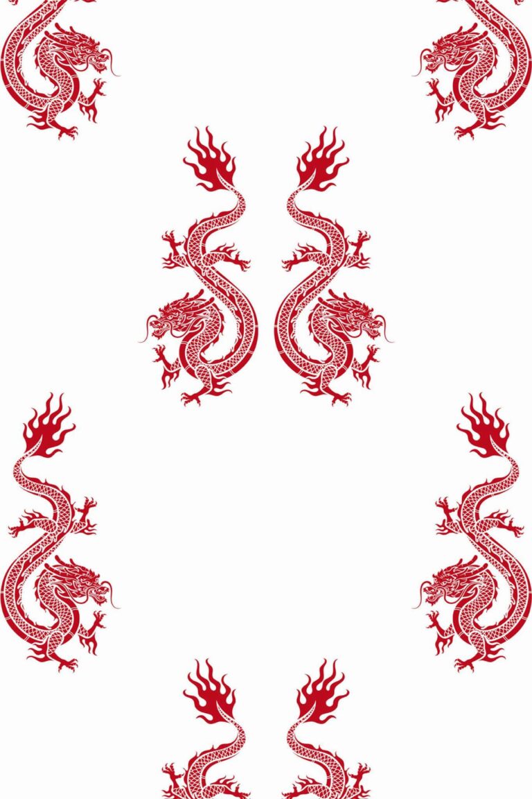 Dragon Wallpaper - Peel and Stick or Non-Pasted
