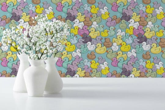 rubber removable wallpaper