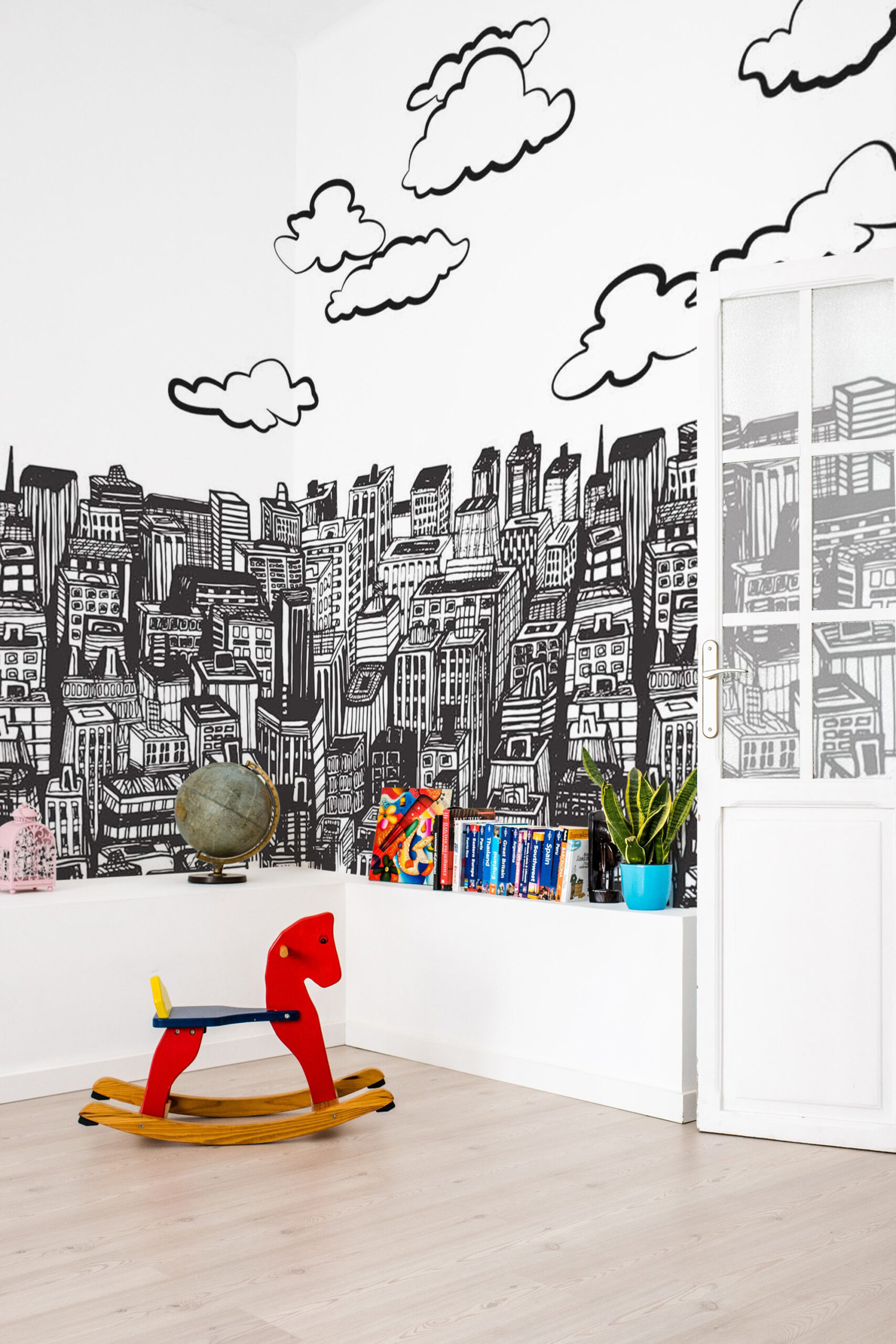 Mural for wall featuring East Urban Home by Fancy Walls