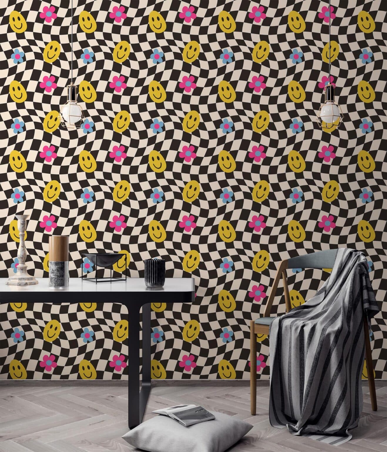 Funky wallpaper - Peel and Stick or Non-Pasted | Save 25%