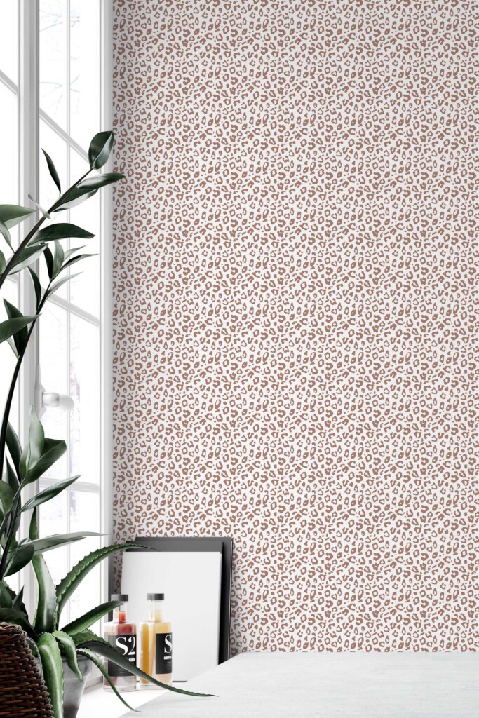 Fancy Walls Brown Animal print removable wallpaper