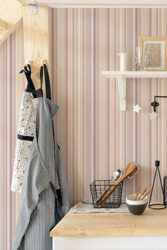 Elegant Pink Harmony self-adhesive wallpaper from Fancy Walls