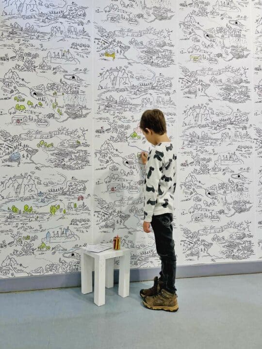 kids room paintable wallpaper painted