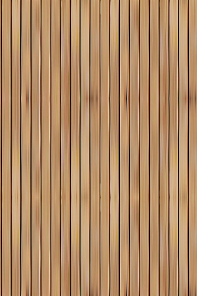 Pattern repeat of Faux Wooden Slats removable wallpaper design