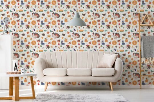 thanksgiving removable wallpaper