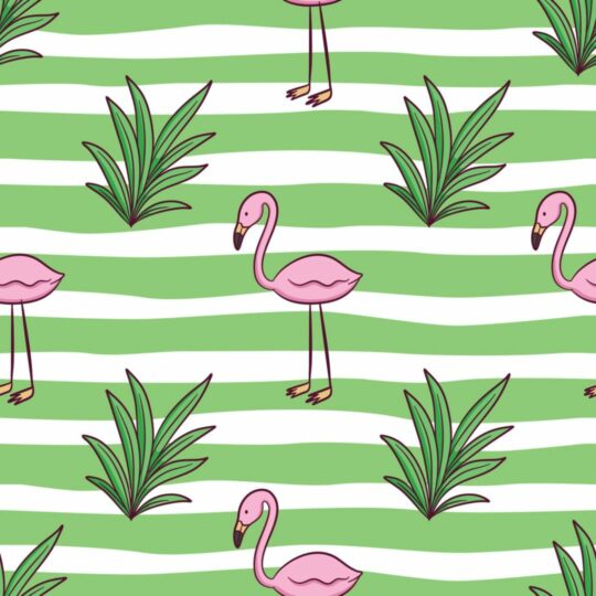 Flamingo removable wallpaper