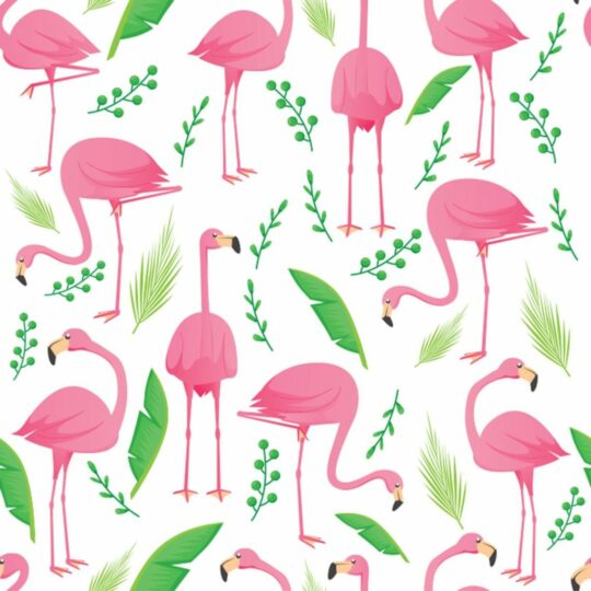 Pink flamingo removable wallpaper