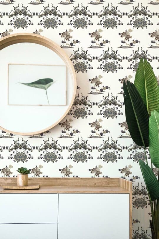 chinoiseries removable wallpaper