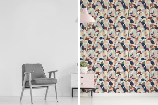 multicolor stick and peel wallpaper