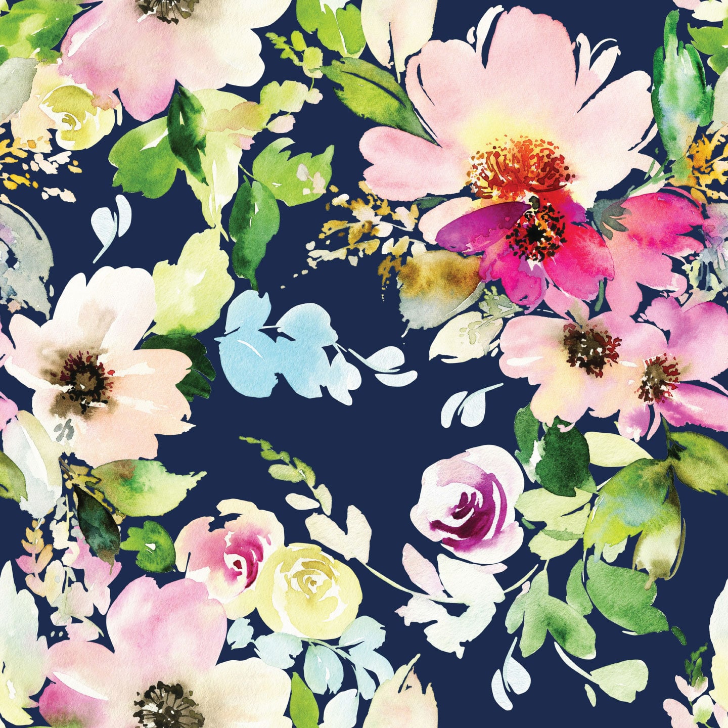 Aesthetic floral wallpaper - Peel and Stick or Non-Pasted