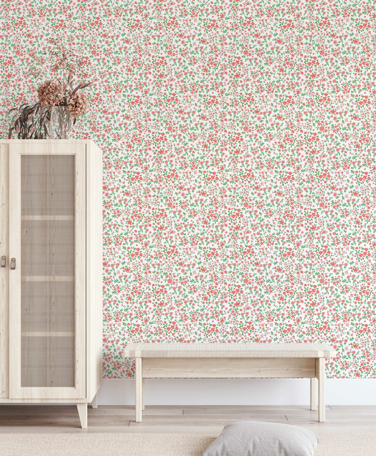 Cottage core Wallpaper - Peel and Stick or Non-Pasted