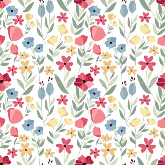 Wildflowers removable wallpaper