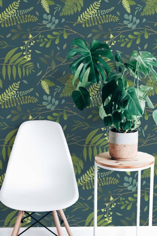 green removable wallpaper